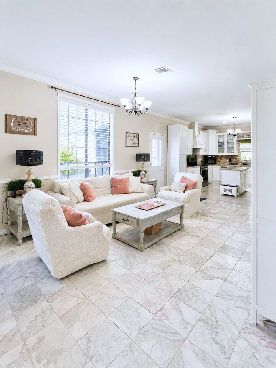 Tv entertainment seating area with sofa bed