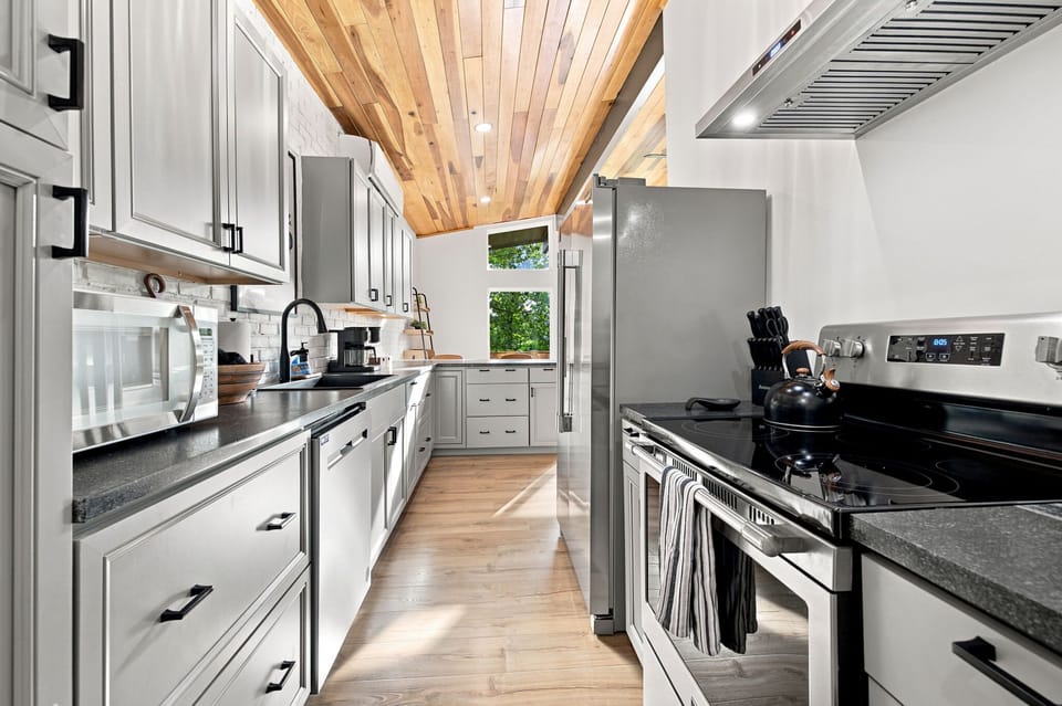 Whether you're preparing delicious meals in the fully equipped kitchen or just a great cup of coffee, we have all the amenities you need.