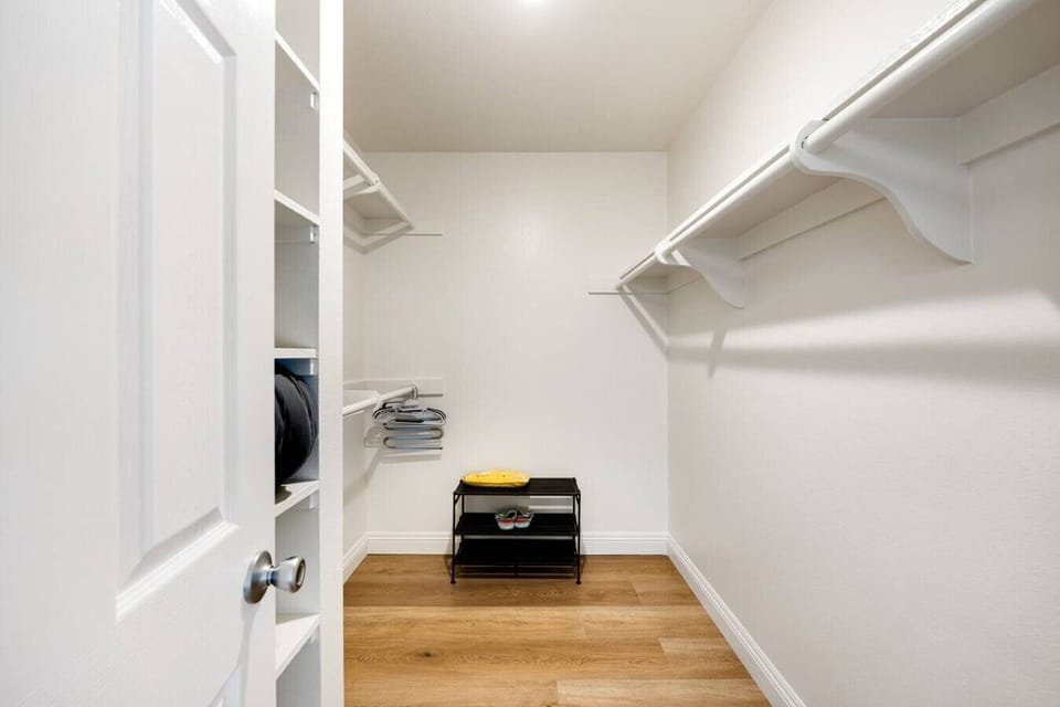 Thoughtful storage to help you settle in for a longer stay.