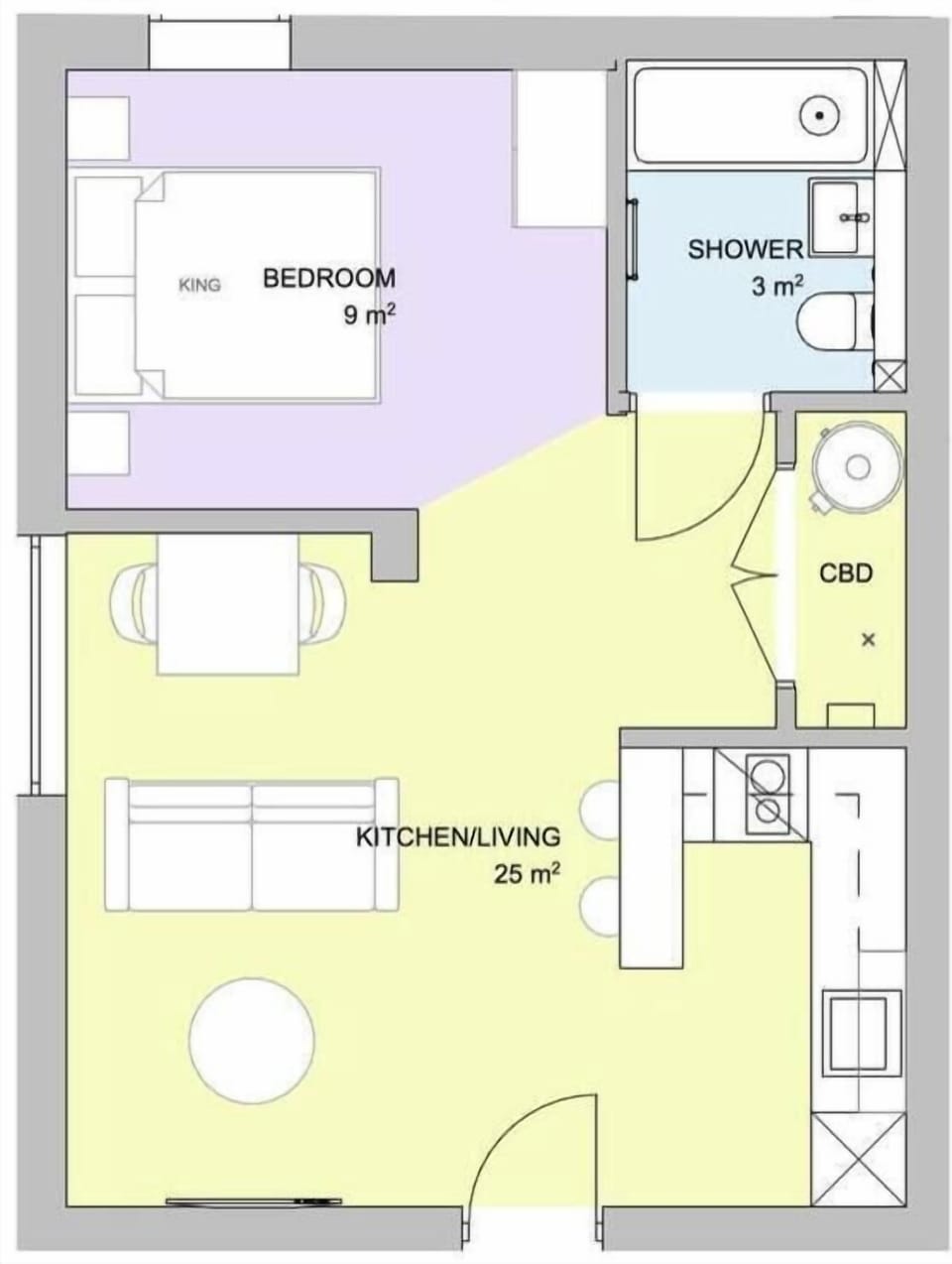 Apartment Six Floorplan