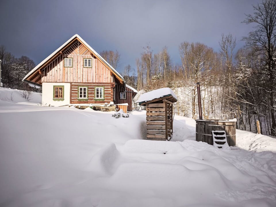 Building, House, Wood, Home, Winter, Snow, Cottage, Roof, Freezing, Siding