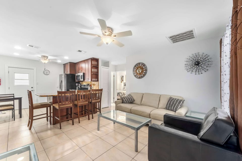 Unit 1 - Living Room - Alternate View