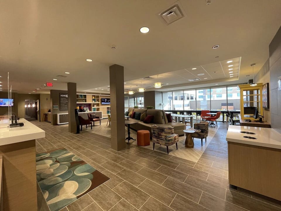 Relax in spacious seating areas designed for easy socializing.