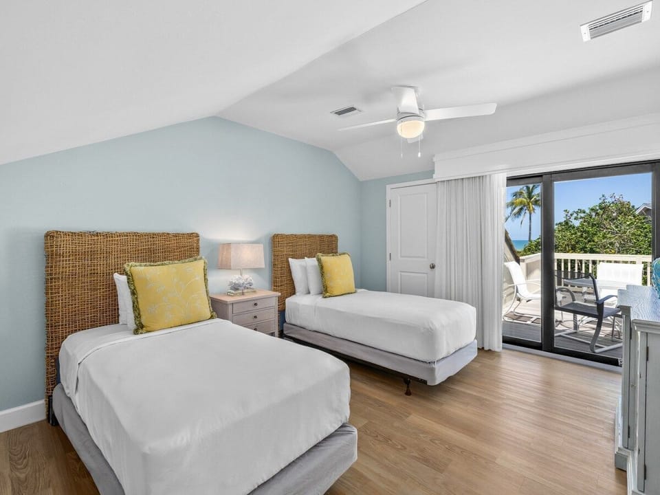 Another bedroom adds extra sleeping space for the group.