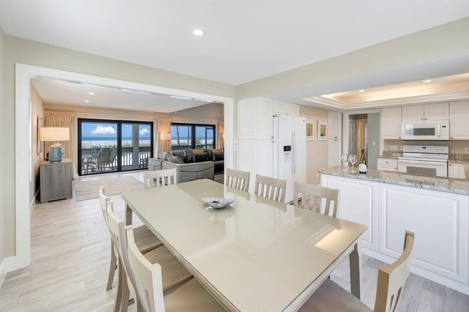 Dining and living areas share one open space for gathering.