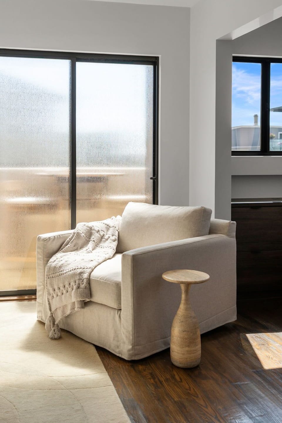 Enjoy the sitting area filled with natural light, creating a peaceful corner