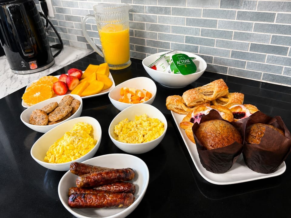 Optional gourmet breakfast made fresh each morning.