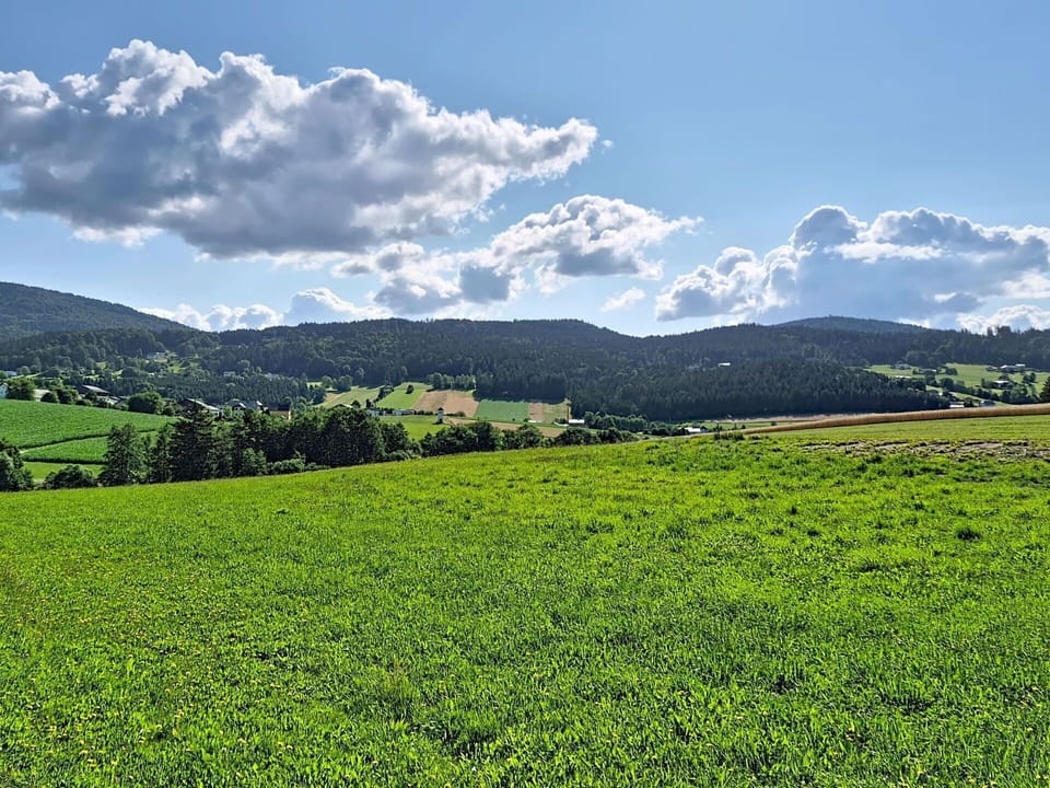 Blue, Sky, Green, Grass, Mountainous Landforms, Natural Environment, Grassland, Hill, Field, Natural Landscape