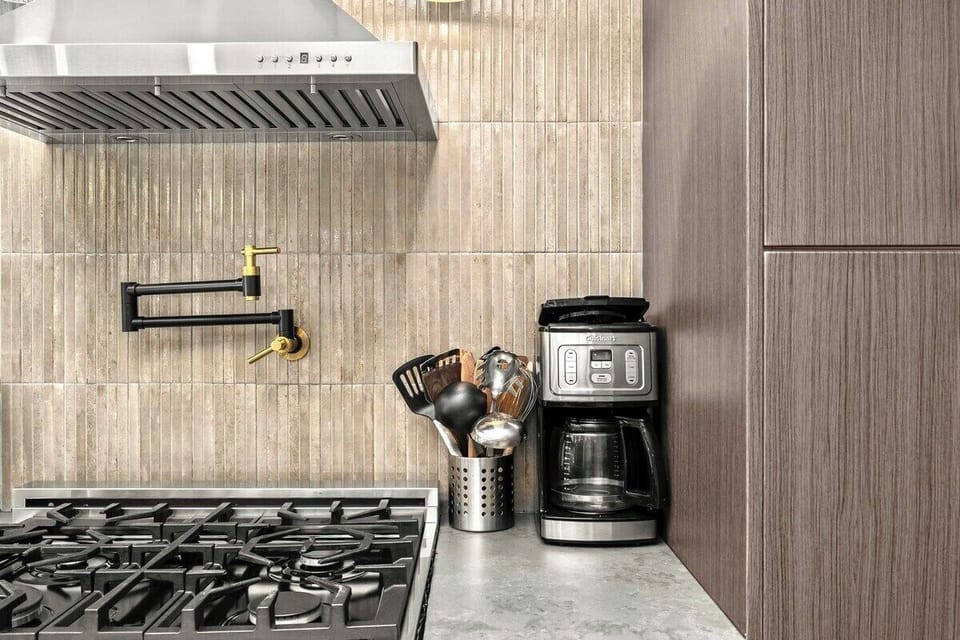 Coffee maker for your morning brew.