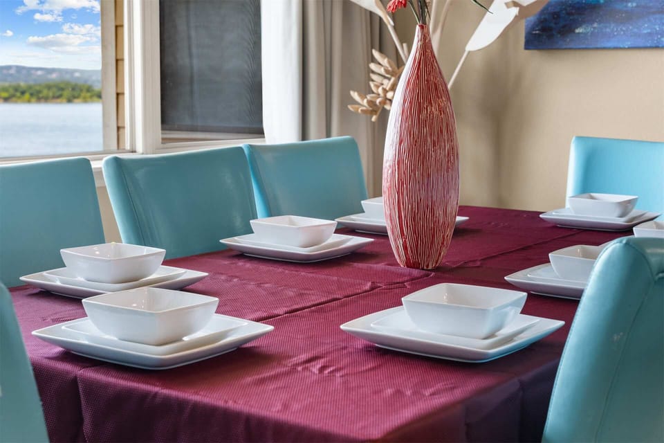 Make mealtime memories together at the dining table, seating 6​