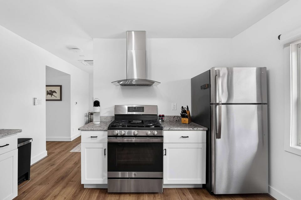 Kitchen: Make the most of this compact kitchen, thoughtfully equipped with the essentials you need to prepare simple meals, snacks, and drinks during your stay.