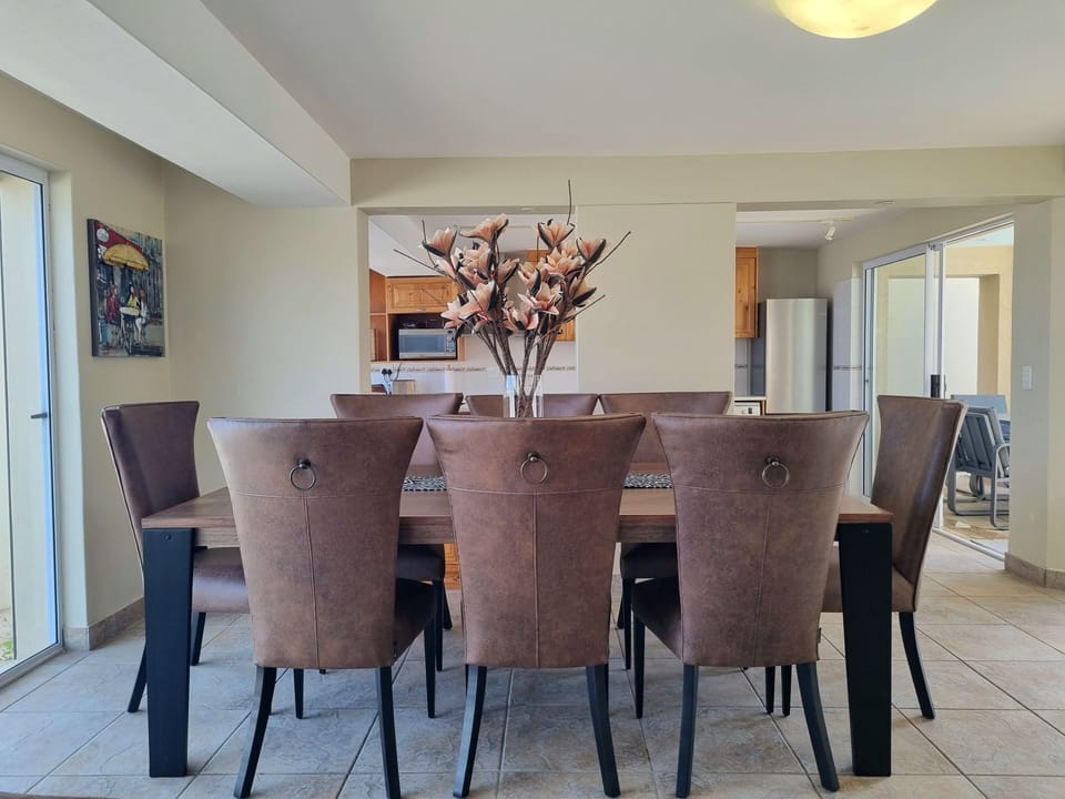 The dining table