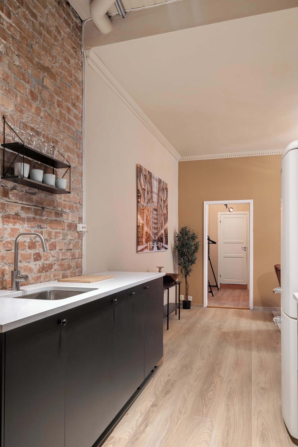 Equipped and ready for your culinary creations—modern, sleek, and functional.