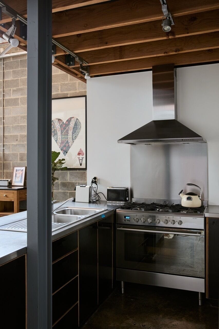 Everything in the kitchen, from the oven and gas cooktop to the sink and generous preparation space, makes sharing home-cooked meals feel effortless.