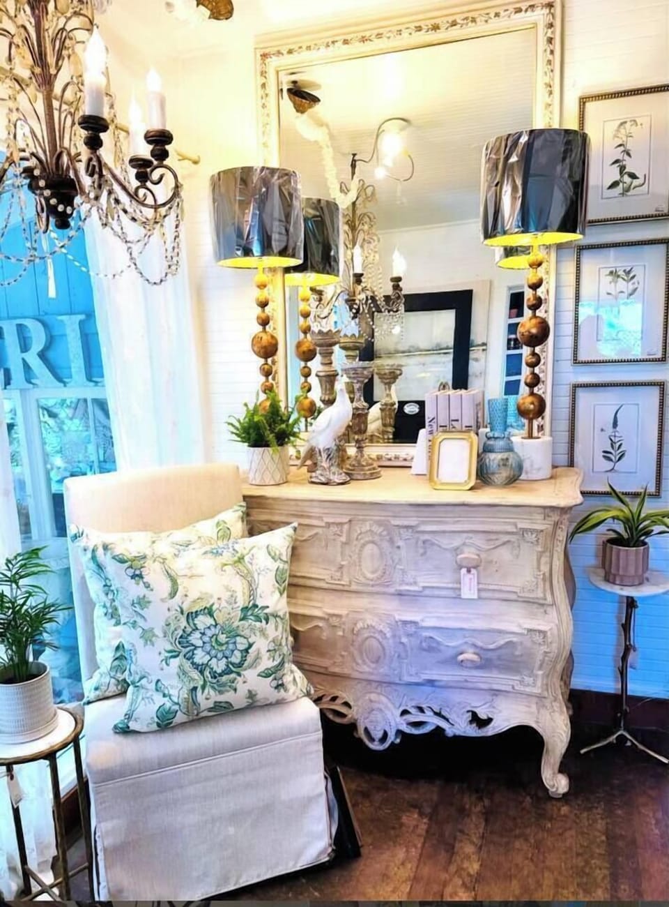 Wisteria, located in Soquel, is a charming hidden gem!  Housed in a beautiful historic Victorian, it features an enchanting blend of European antiques, vintage finds, and stunning garden decor.  A truly inspiring stop for home and garden lovers.  
