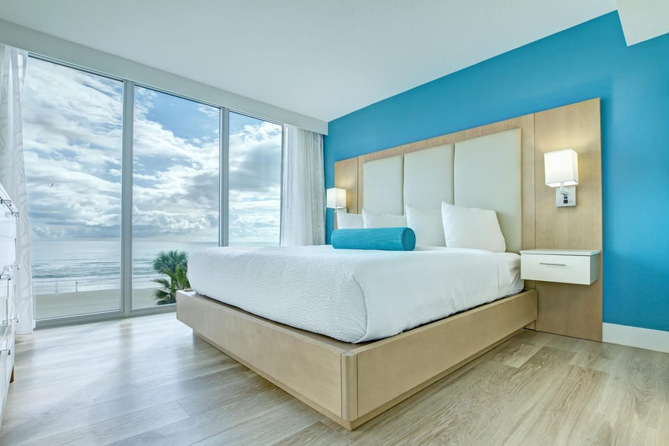 Bedroom. Interior and views may vary based on location and availability.