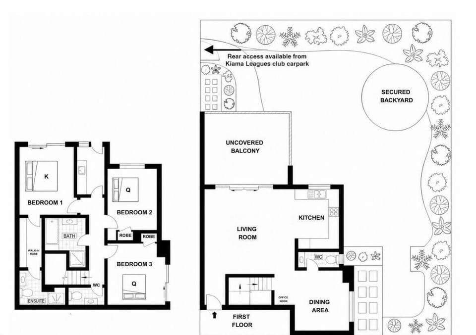 Kiama Central Townhouse | Located in the heart of Kiama | Floorplan