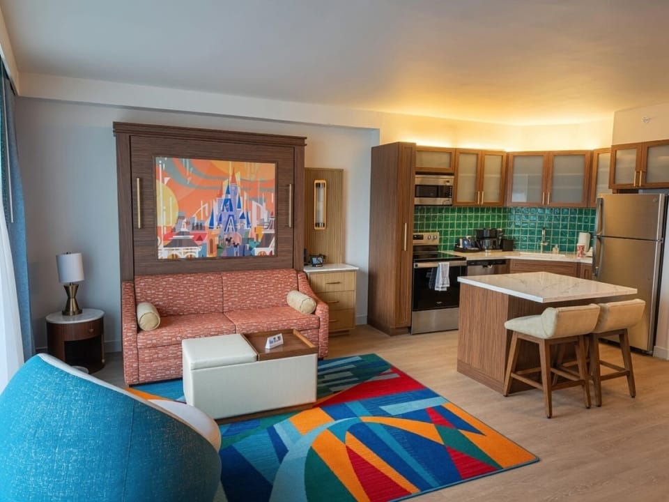 Living Area • Kitchen & Dining