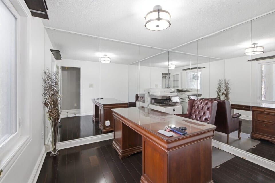 Separate Home Office with door