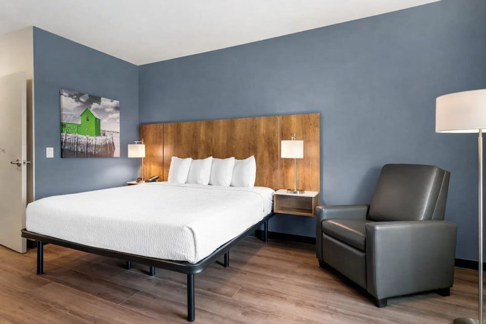 Bedroom. Interior and views may vary based on location and availability.