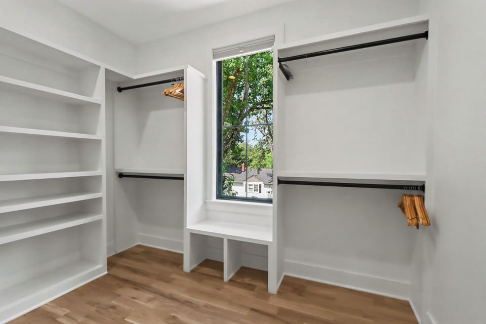 Primary closet