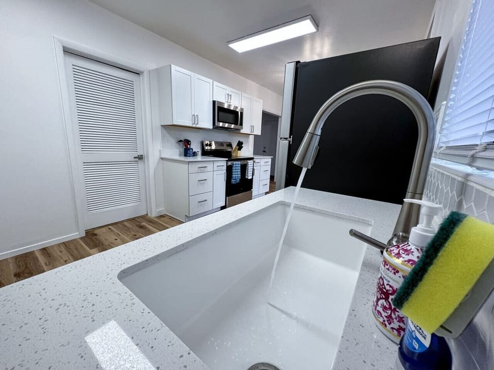 Sink in the kitchen