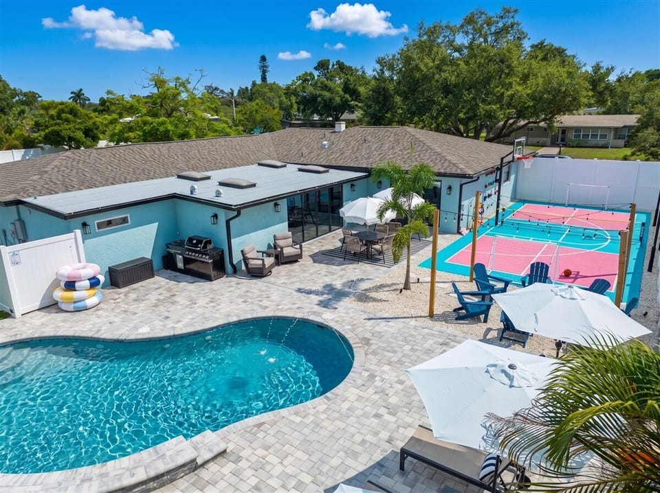 Oversized backyard with all the resort amenities you would expect