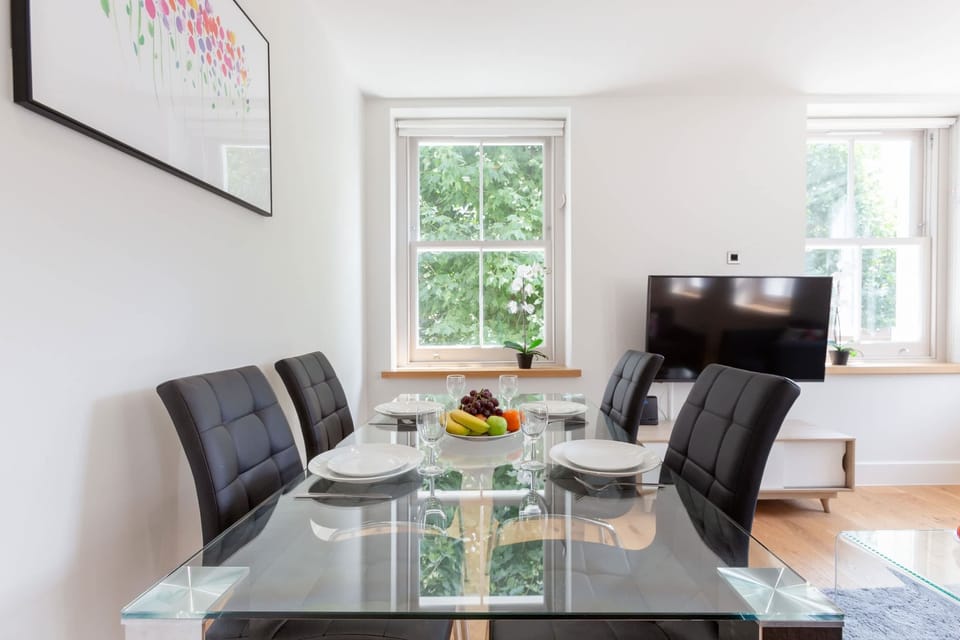 The dining area