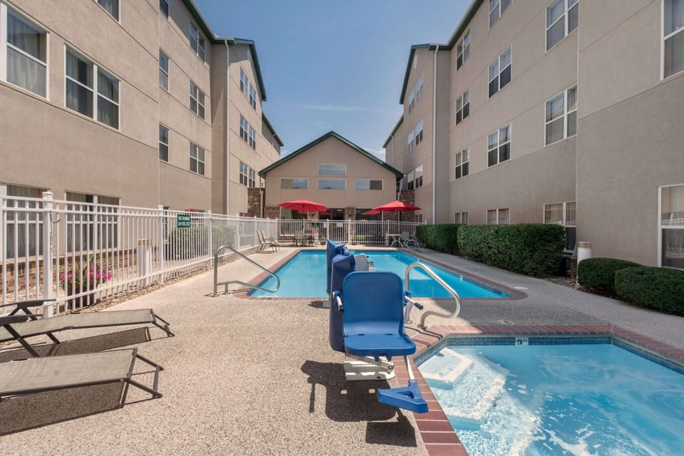 Outdoor seasonal pool. Open from June to September