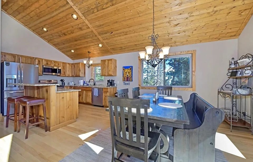 Gather around the dining table to share meals, swap stories, and plan tomorrow`s adventures.