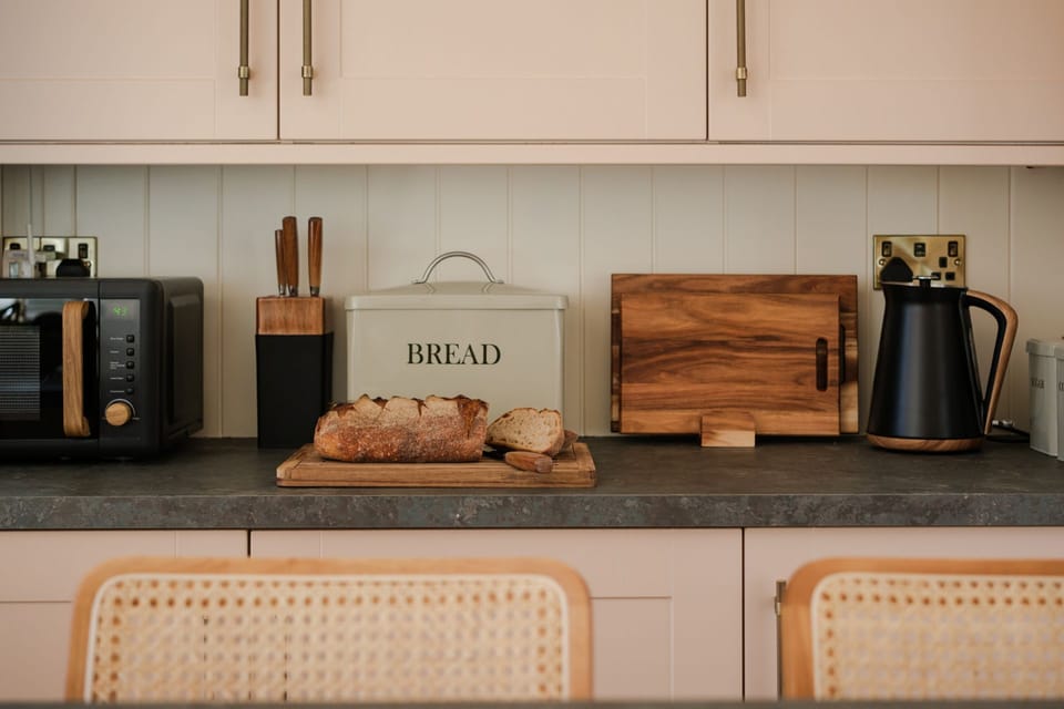 The kitchen at Isla Farmhouse, Perthshire