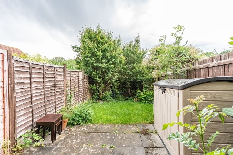 Spacious and secluded rear garden