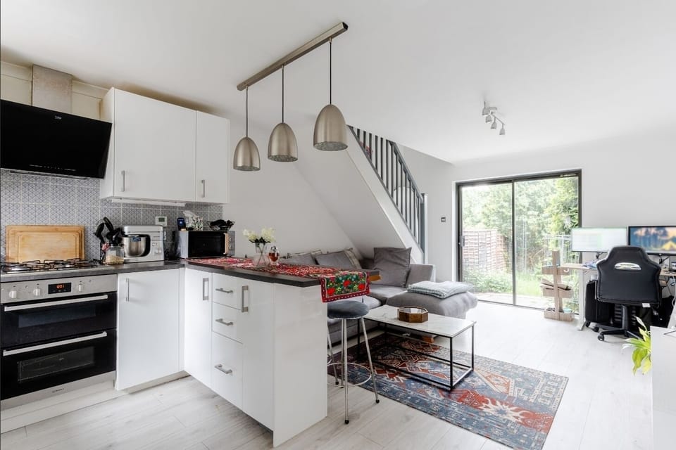 Bright, fully equipped kitchen for all your cooking needs