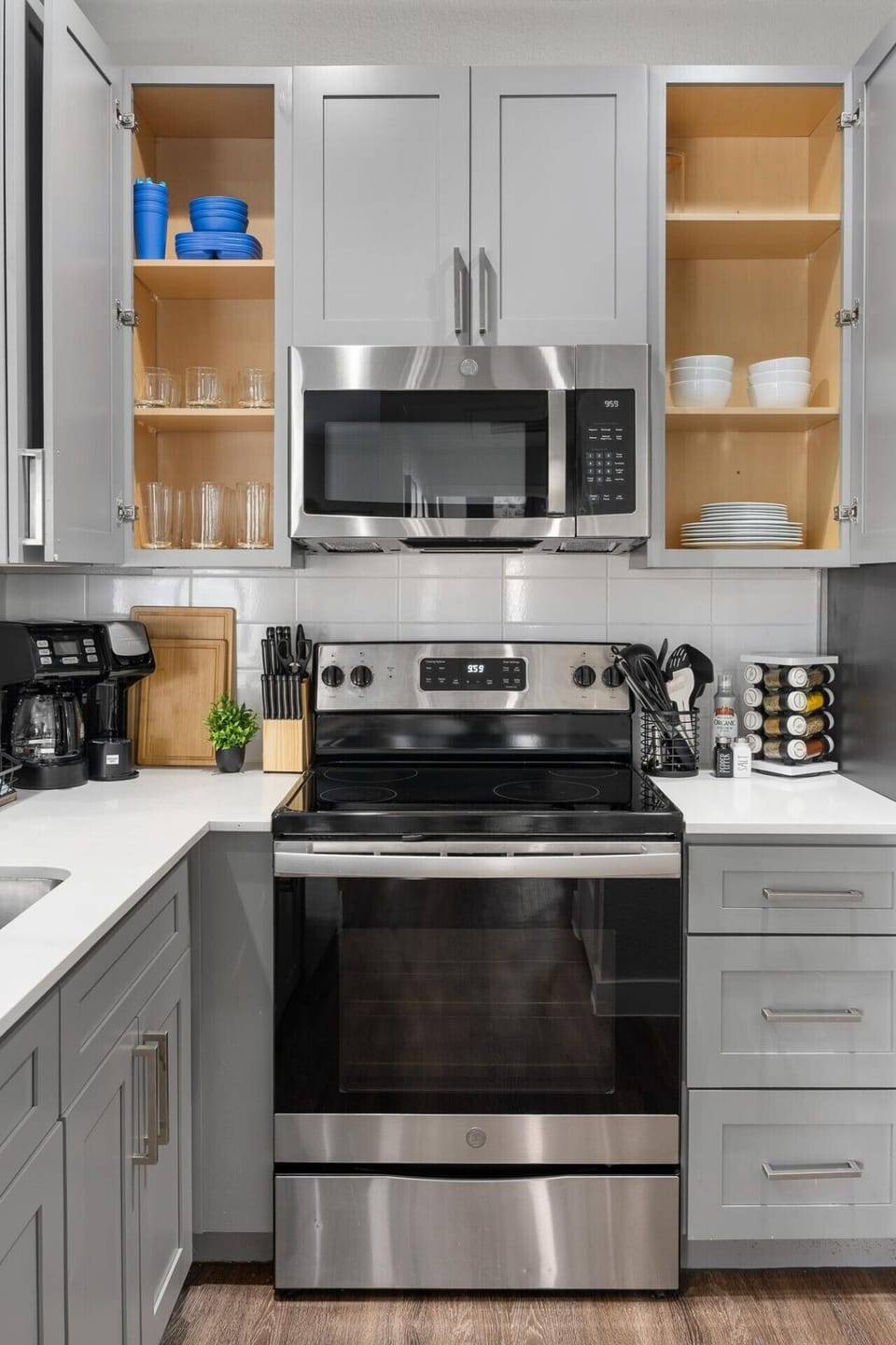Good meals start here. Gather around the island, prepare something delicious, and enjoy the comfort of having a kitchen all to yourself.