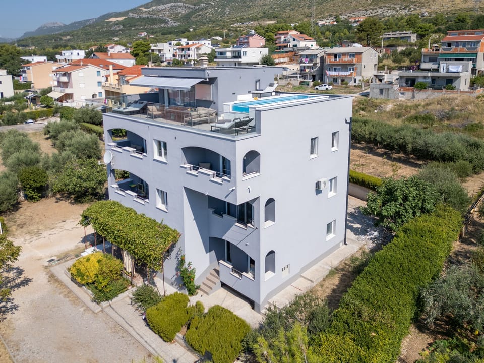 Aerial View of the Luxury Residence