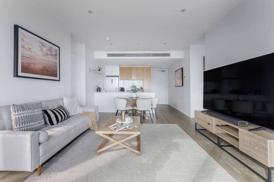 Flow easily from kitchen to dining to living in the open-plan layout, designed for relaxed mornings, casual entertaining and unhurried evenings.