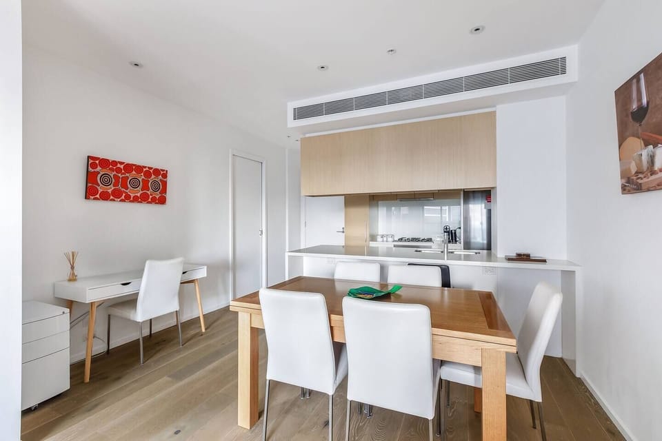 Plan the day or work remotely at the dedicated workspace with reliable Wi-Fi throughout the home.