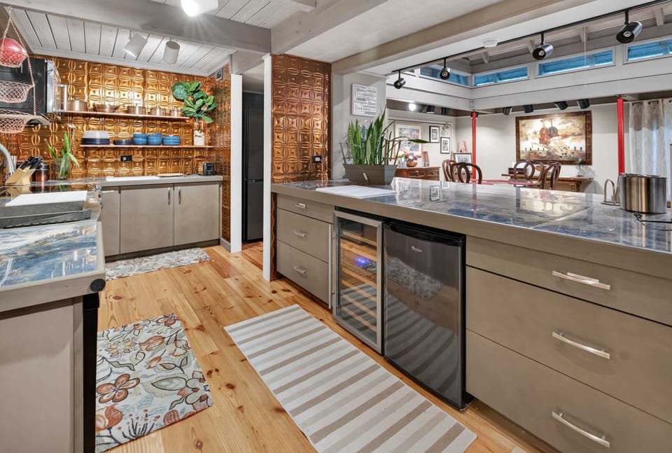 Enjoy cooking in the spacious kitchen with modern appliances and plenty of counter space.