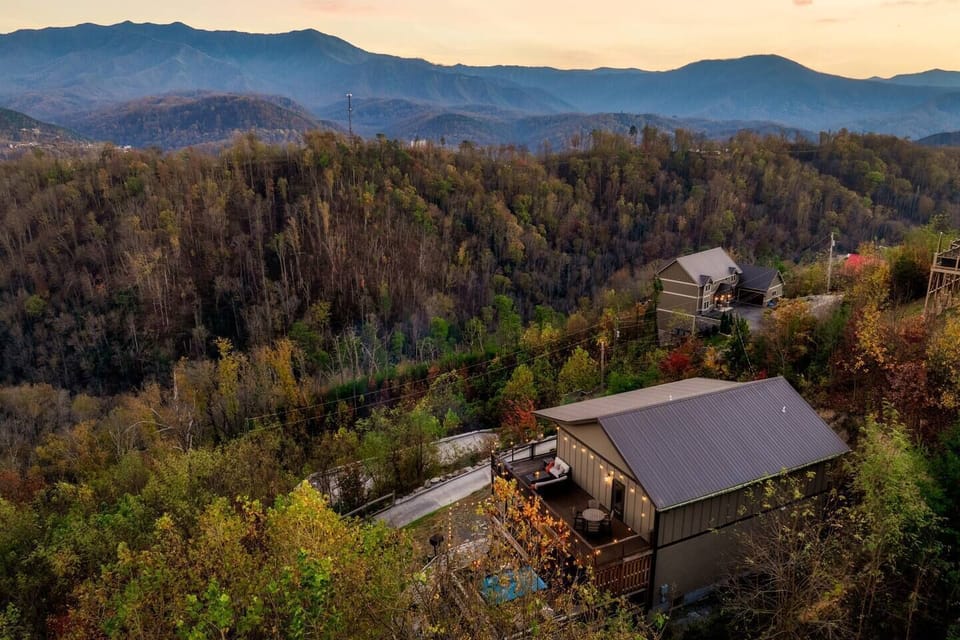 The spectacular Smoky Mountains are viewable from all three bedrooms, in addition to our living room and all deck areas.