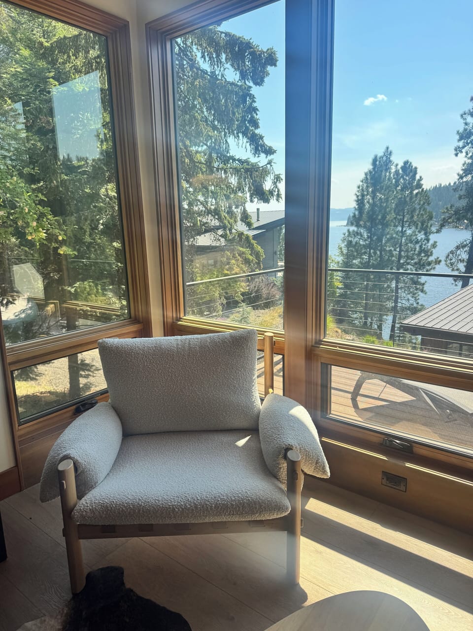 Sitting Chair with natural light.