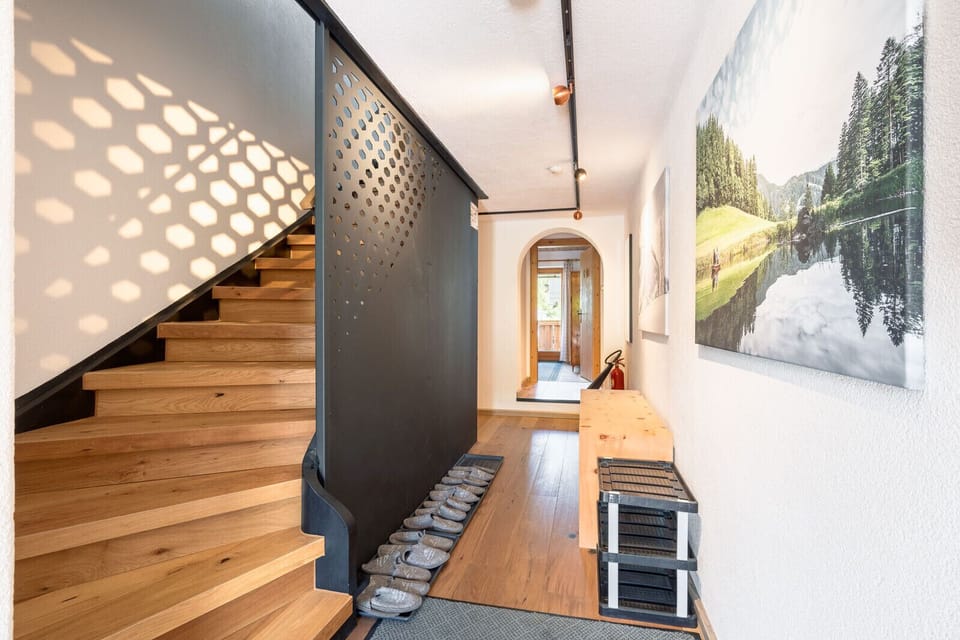 Rent a Hochfilzen vacation rental with multiple floors, bright hallways and a useful layout for families and group stays.