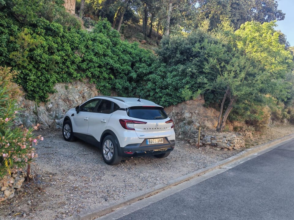 Off road parking  opposite apartment entrance. 