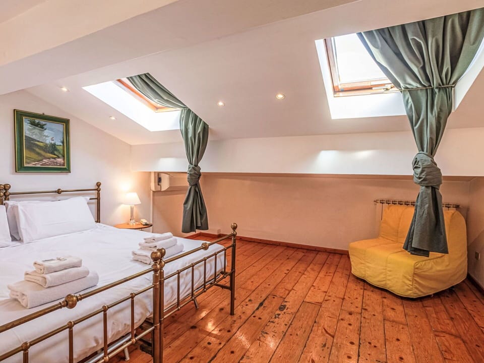 Interior Design, Furniture, Flooring, Floor, Wood, Bed, Bedroom, Ceiling, Lighting, Wood Flooring