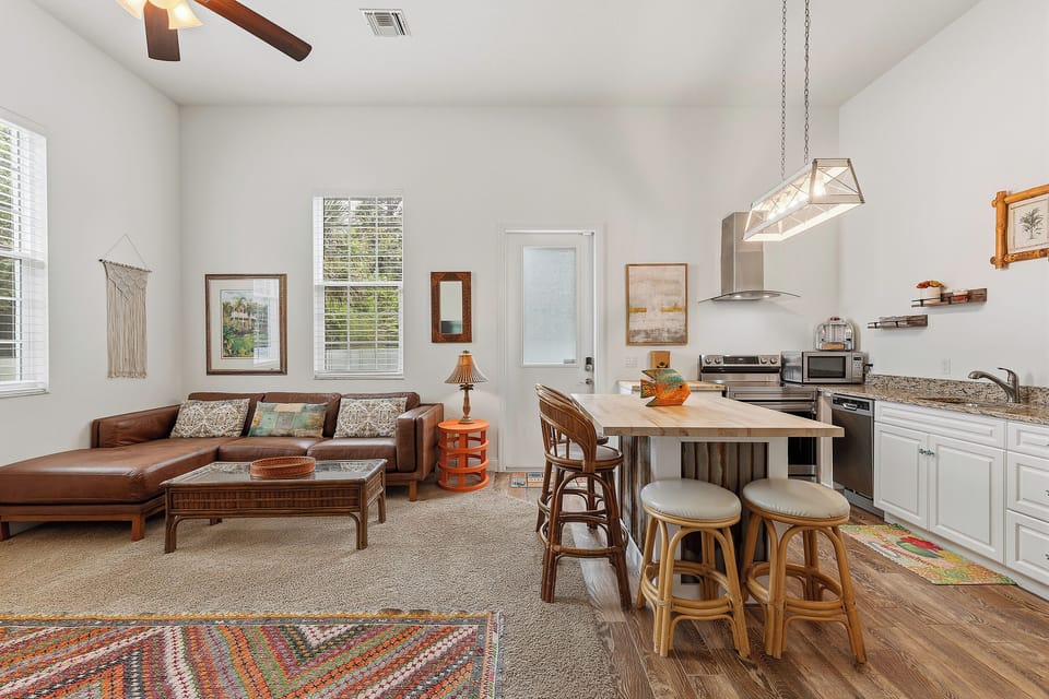 Living Room + Kitchen-Downstairs