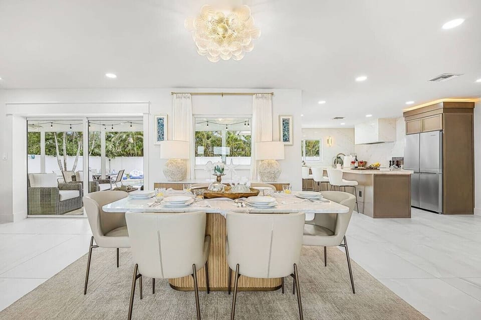Enjoy your dining experience in this bright airy atmosphere