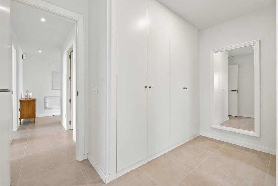 Closet space in primary room.