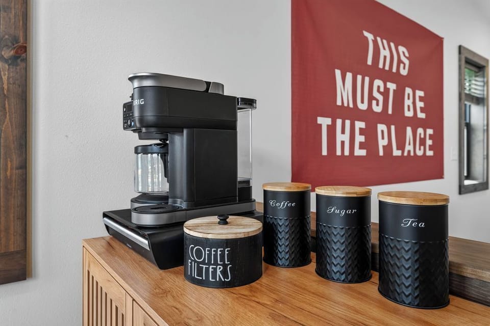 Camp coffee area