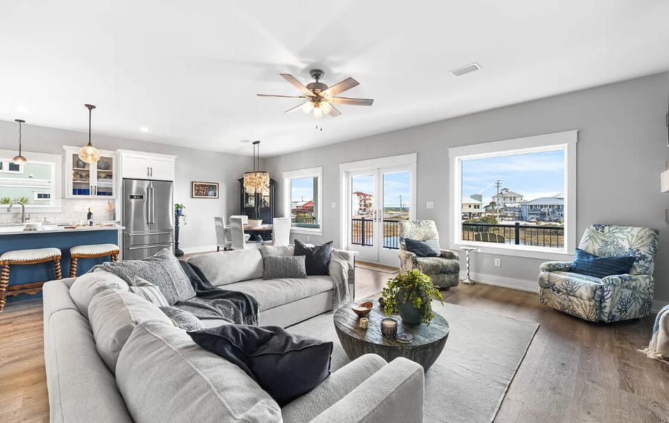 Comfortable living room seating