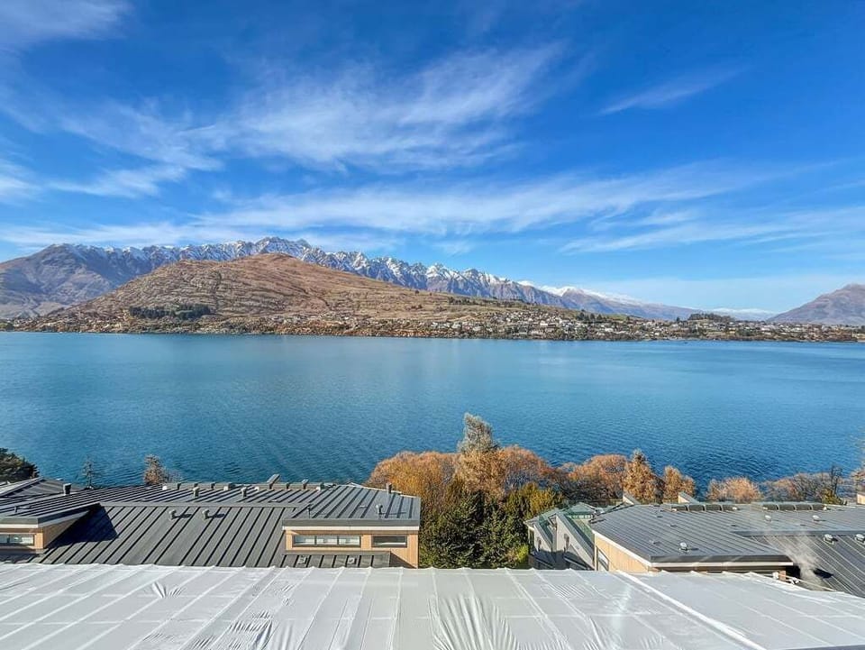 Uninterrupted lake and mountain views