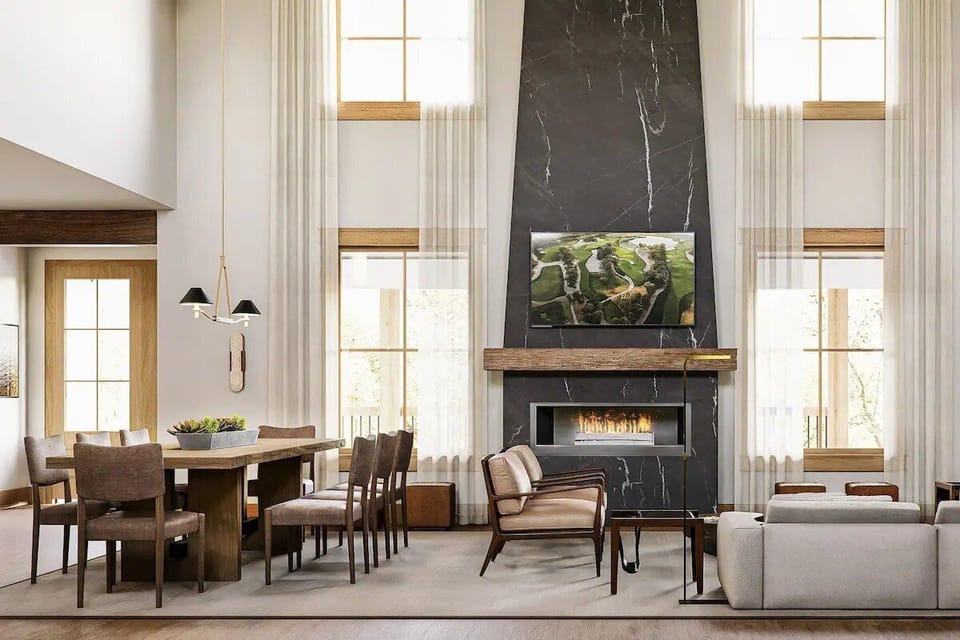 Living Room. Interior and views may vary based on location and availability.